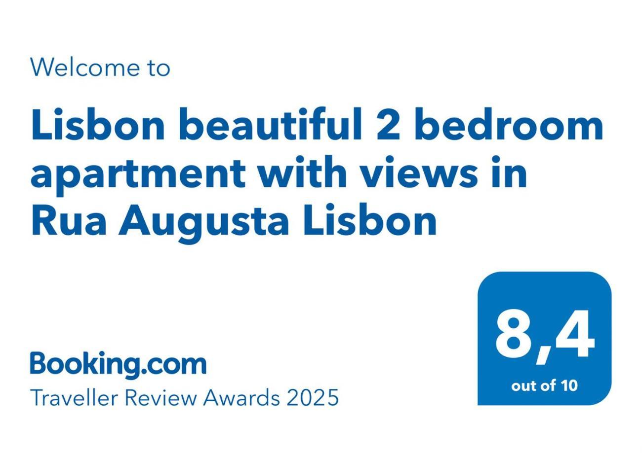 Lisbon Beautiful 2 Bedroom Apartment With Views In Rua Augusta Lisboa Dış mekan fotoğraf